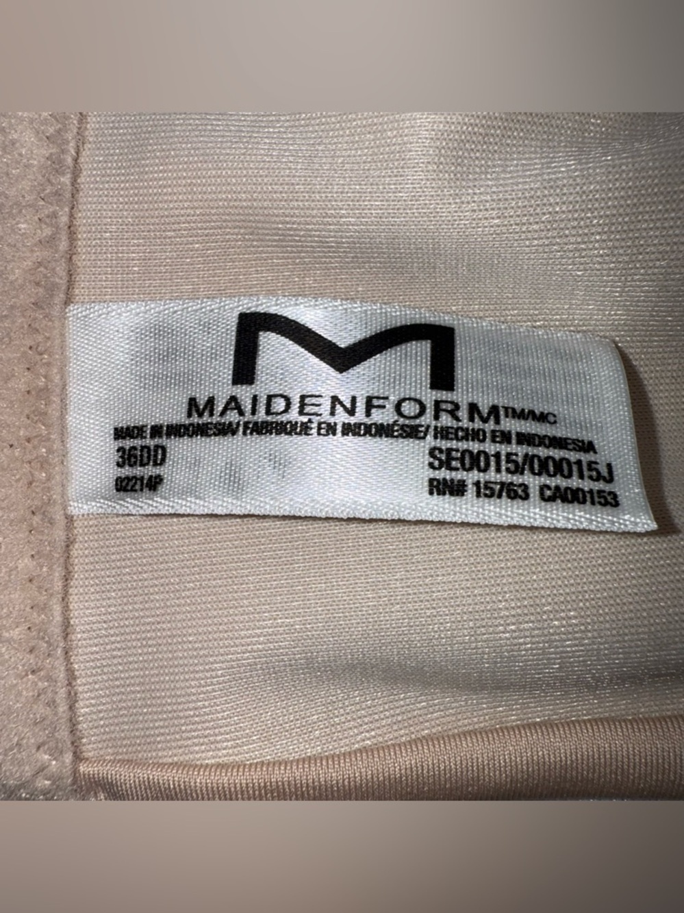 Maidenform Strapless Wirefree Bra 36DD New With Tags Convertible SE0015 - Picture 6 of 16